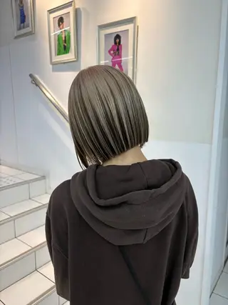 ミディアム カラー 🍎ハイトーンカラー /MANA🍎のヘアスタイル