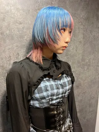 ショート カラー 🧡色落ちまで2度綺 麗なカラー🧡ヨシキのヘアスタイル