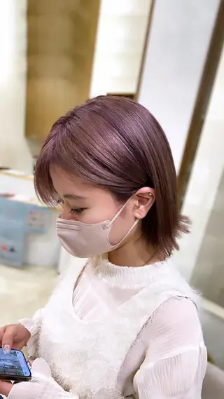 ミディアム 【史上最高】口コミ No.1/ナツキのヘアスタイル