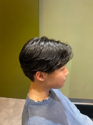 パーマ メンズ 一ノ谷 優妃のヘアスタイル