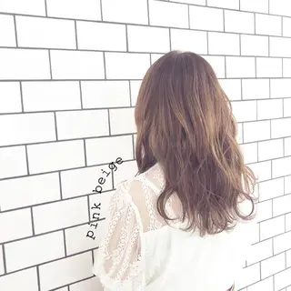 セミロング カラー お洒落パーマ/ 艶カラー/michiのヘアスタイル