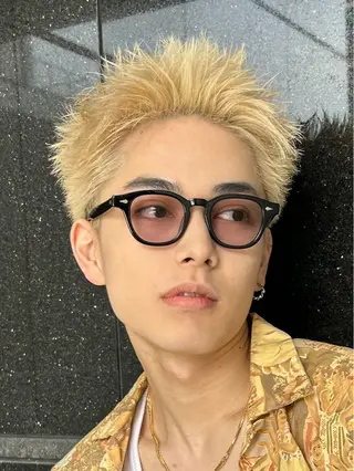 ショート カラー メンズ 名古屋メンズパーマ /松井生のヘアスタイル