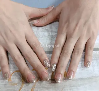 ネイル 北浦和 自爪育成ケアのネイルデザイン