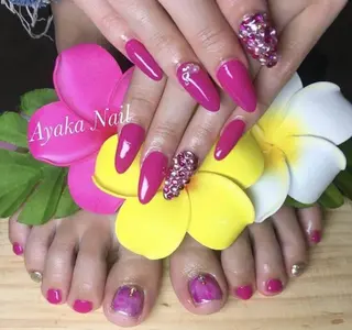 ロング カラー ネイル ëmma nail_ by chulaのネイルデザイン
