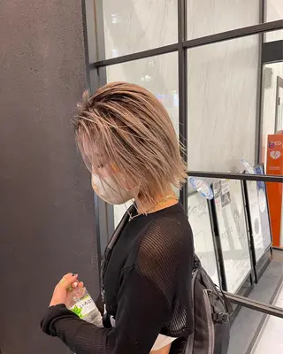 ミディアム ワンホンヘア ケラチン/Kaitoのヘアスタイル