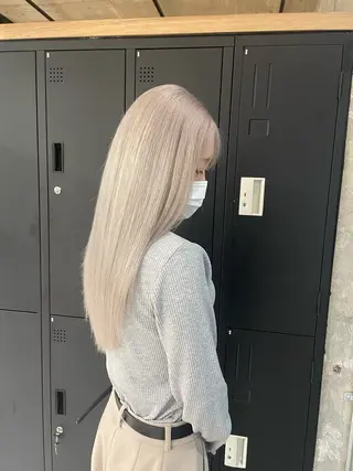 ロング 🦋MAHO🦋 デザインカラーのヘアスタイル