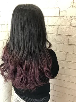 ロング 江幡 渉のヘアスタイル