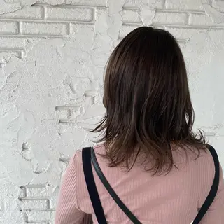 ミディアム ému エミュ　hair &spa所属・近藤 みゅうまのヘアスタイル