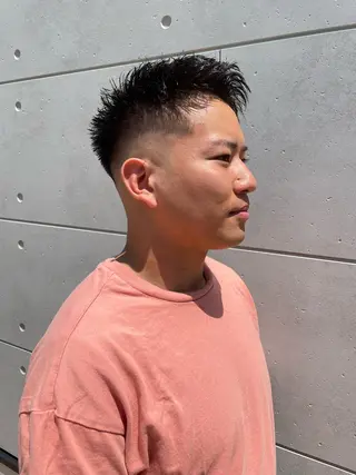 ショート メンズ メンズヘア特化 崎田 成人のヘアスタイル