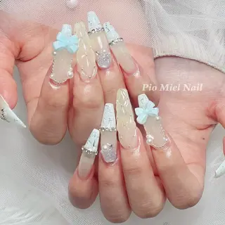 ネイル HANA 長さだしのネイルデザイン