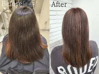 カラー 津波古 杏純のヘアスタイル