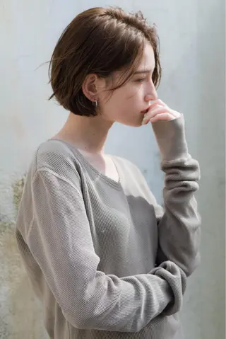 ショート カラー GO TODAY シェアサロン 原宿本店所属・ボブ/レイヤー/ パーマ/淀川 純のヘアスタイル