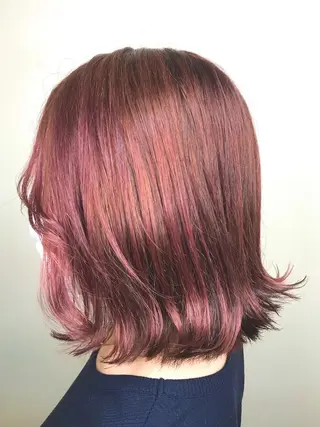 ミディアム カラー 透明感カラーブリーチ 🌼シゲモトアヤ🌼のヘアスタイル