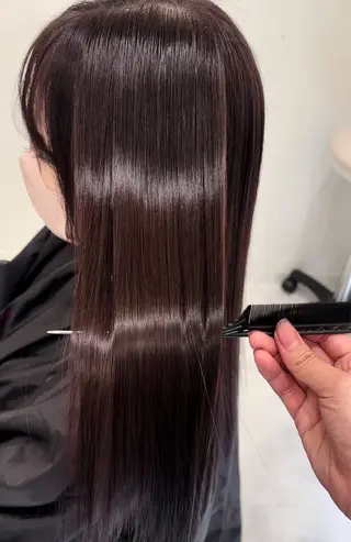 ロング カラー 💘韓国カラー💘 クルミのヘアスタイル