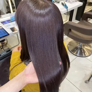 ロング カラー 髪質改善 ブリーチ fiti横須賀中央のヘアスタイル