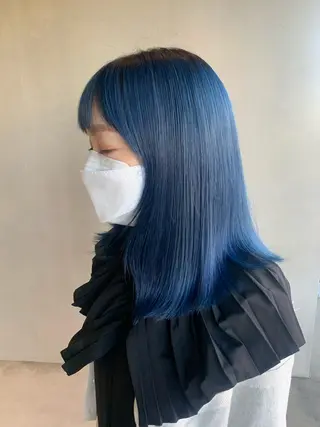 ミディアム ブリーチ/アレンジ 天満/chihiroのヘアスタイル