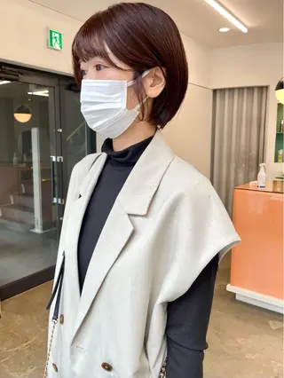 ショート カラー pole所属・【pole】 minaのヘアスタイル