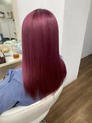 ロング カラー GLOSS 心斎橋 山上のヘアスタイル