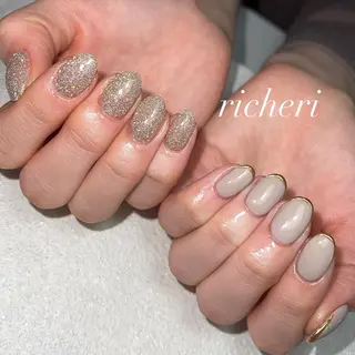 ミディアム ネイル richeri beautyのネイルデザイン