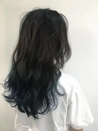 ミディアム due hair 京都駅前店 MILBON オージュア認定サロン【デューヘアー】所属・ハイトーンブリーチ 土坂 由志【京都】のヘアスタイル