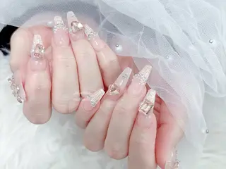 ネイル MoMoA Nail ネイル長さ出し専門店のネイルデザイン