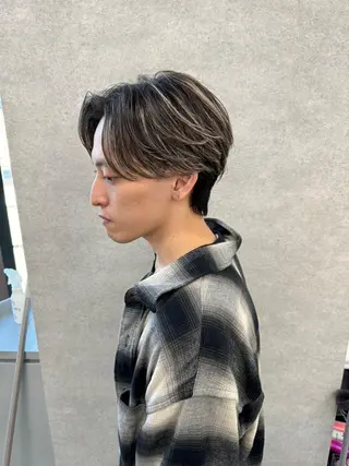 カラー ⚡️渋谷⚡️ メンズパーマ⚡️のヘアスタイル