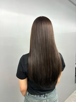 ロング ベージュ/グレージュ 🧸あやか/表参道のヘアスタイル