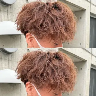 ショート パーマ ヘアアレンジ メンズ メンズパーマの達人 🌟川内絵人のヘアスタイル