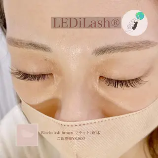 マツエク・マツパ 1ヶ月後も半分残る 高持続LEDエクステのマツエク・マツパデザイン