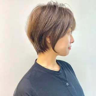 ショート カラー 木原良 (キハラ リョウ)のヘアスタイル