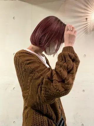 ミディアム カラー さかした ちなのヘアスタイル