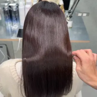 セミロング TRUNS所属・こうた/髪質改善 ストレート/ヘアケアのヘアスタイル
