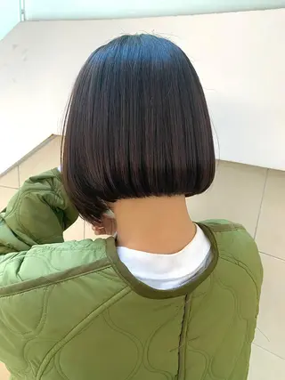 ショート 【韓国艶カラー🎀】 添田 菜摘のヘアスタイル