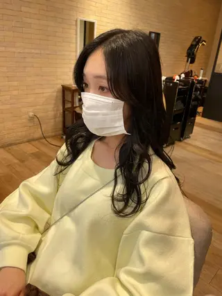 ロング 亀川蓮 Agu hairのヘアスタイル