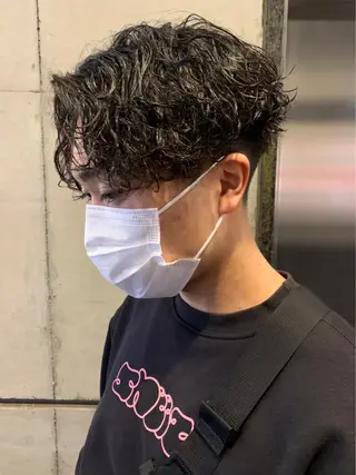 パーマ メンズ 新宿【メンズパーマ】 塩澤太一のヘアスタイル