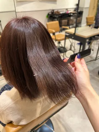 ミディアム La Bonheur hair Olivier 北千住店所属・小川 ルミナのヘアスタイル