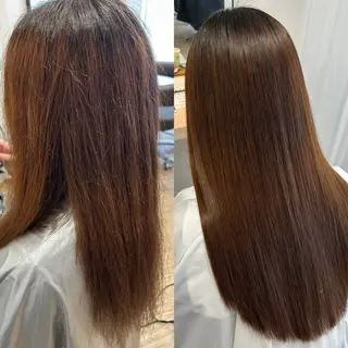 ロング ハイトーン/韓国ヘア /艶髪  CHIYOのヘアスタイル