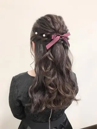 ロング ヘアアレンジ 沢田 瞳のヘアスタイル