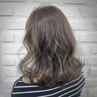 ミディアム カラー 【髪質改善】 kasumi🌷🌷のヘアスタイル