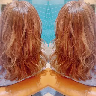 ミディアム カラー 韓国🇰🇷 ✂︎hair 内田愛のヘアスタイル