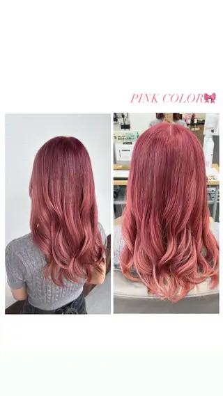 ロング ルプラボウ あいか 韓国ヘア/艶髪のヘアスタイル