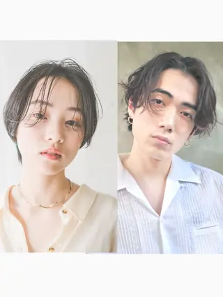 ショート 木村陸弥 似合わせ 透明感カラー🌿のヘアスタイル