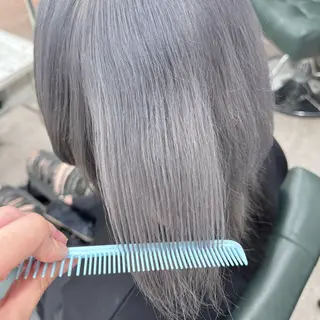 セミロング カラー JUNSHIN🦋 ヘアセット／カラーのヘアスタイル