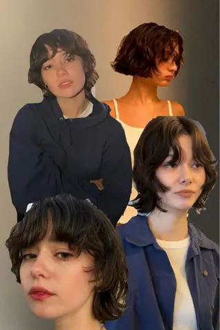 ショート ウシロダ メグミのヘアスタイル