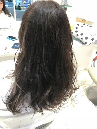 セミロング カラー はだゆうき @hadadan08のヘアスタイル