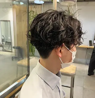 メンズ オリーブ/縮毛♡ Natsuno🩰のヘアスタイル