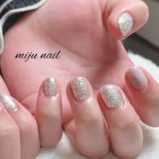 ネイル ❁miju nail 大人上品/自爪育成のネイルデザイン