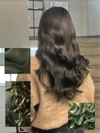 ロング カラー レイヤーカット× 前髪カット片山聖のヘアスタイル