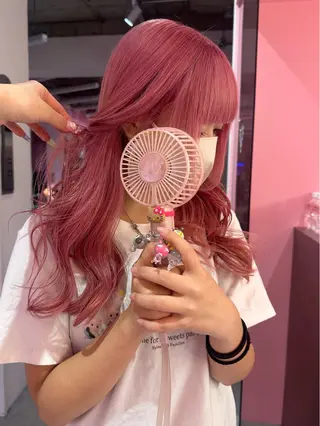 ロング ブリーチカラー 特化/MAHIROのヘアスタイル