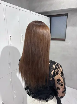 ロング カラー 心愛/天神/レイヤー /透明感カラー/艶髪のヘアスタイル